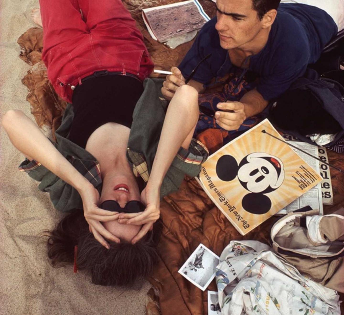 Nan Goldin, “C.Z. and Max on the Beach, Truro, Massachusetts”, 1976