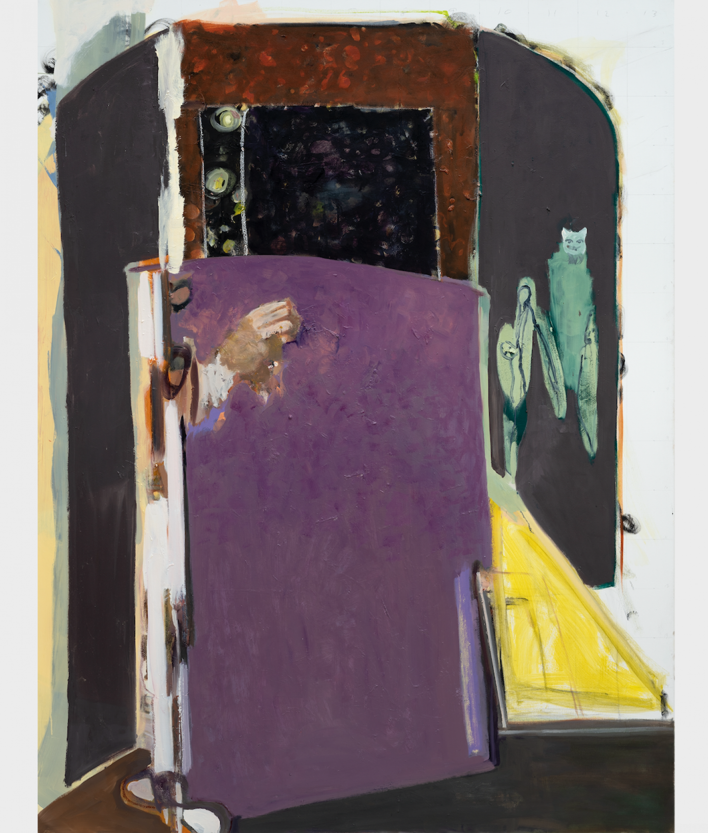 Valérie Favre, La vie devant soi 1, Huile sur toile, 170x130 cm, 2020