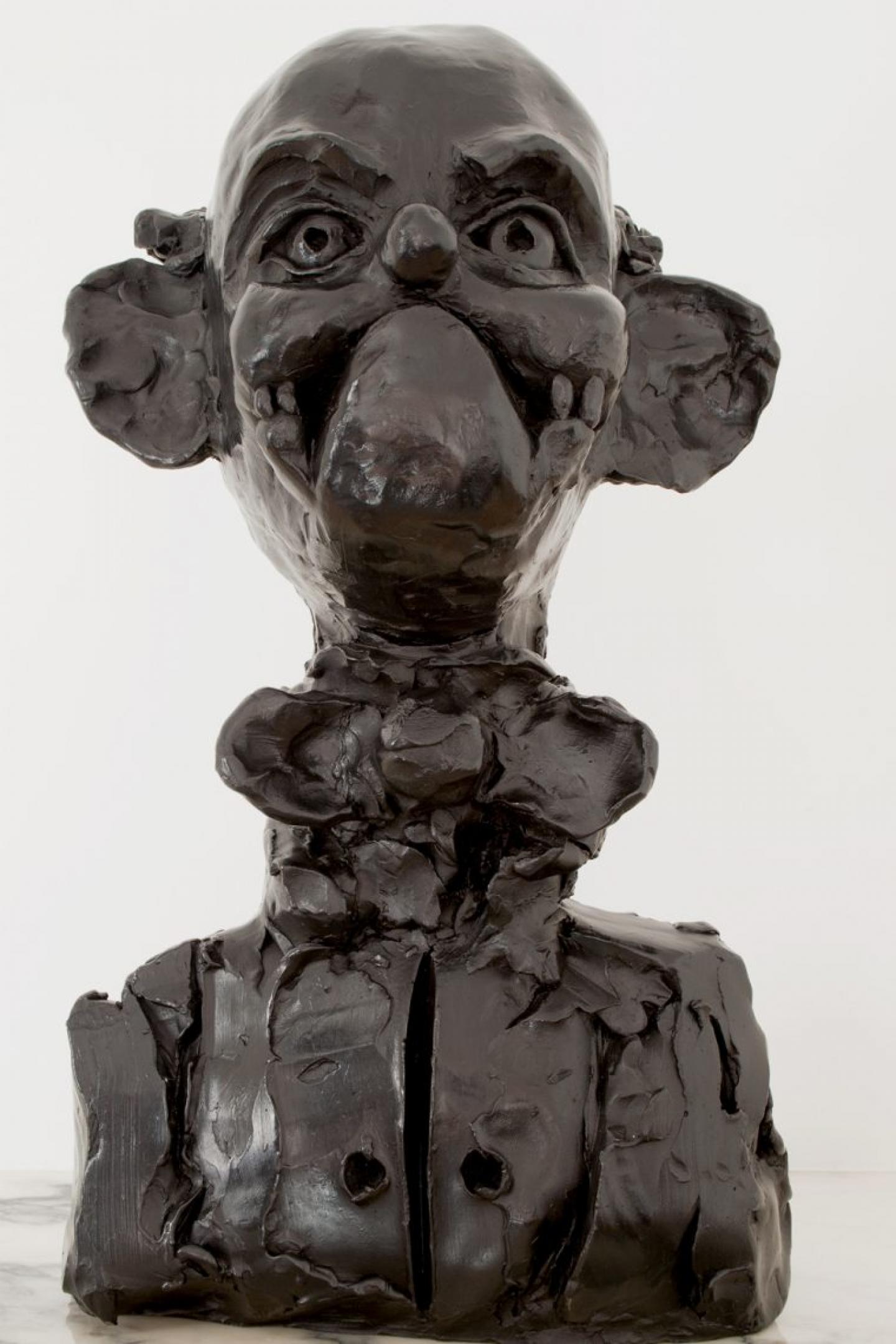 George Condo The Bulgarian Banker 2010 Bronze © George Condo, 2018. Courtesy of the artist and Skarstedt, New York