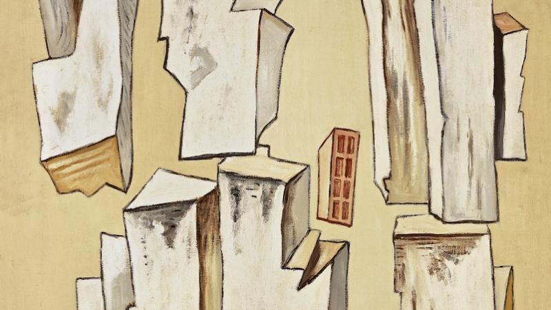 Magnelli, Pierres n°1 (inv. 399), 1933 (détail)
