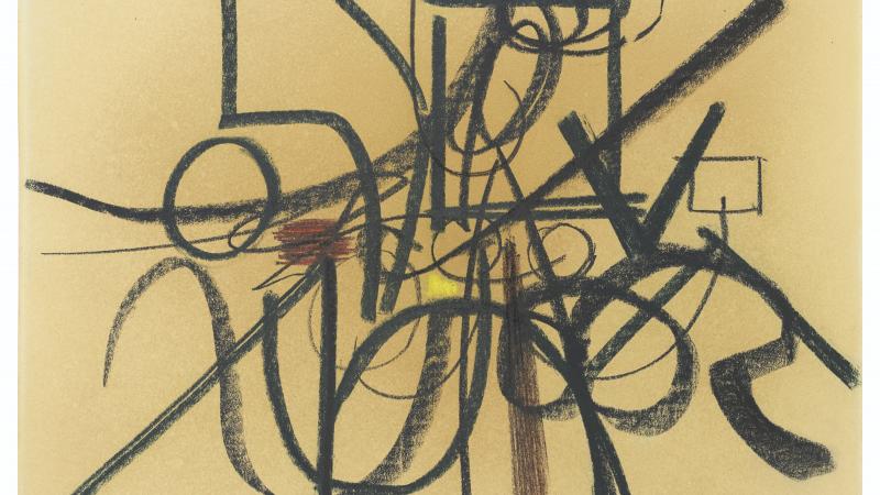 Hans Hartung - P1947-26-PAS-56, 1947, pastel