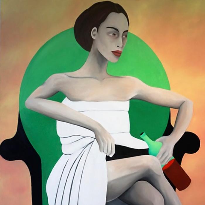“Untitled” Huile sur toile 162 x 130 cm