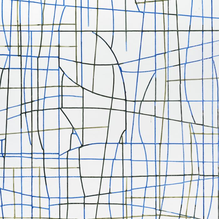 Coulures sur papier de soie Préparé 70x100cm © Philppe Racine