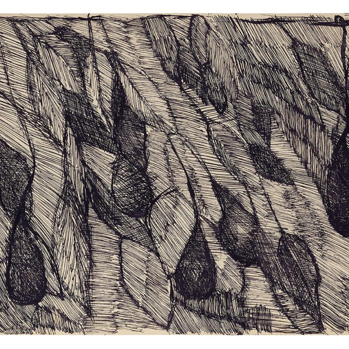Louis Soutter, (1871-1942) circa 1930 Encre de Chine sur papier