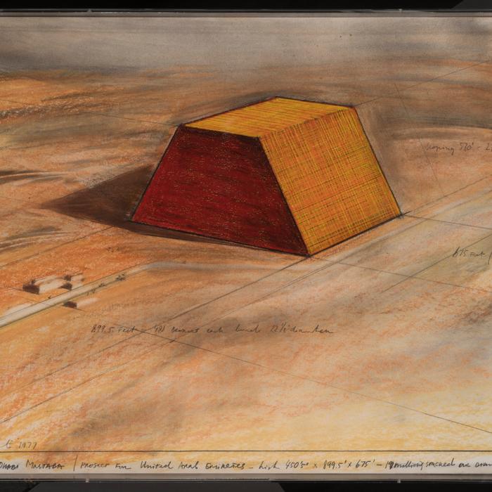 Christo, Abu Dhabi Mastaba, Simon Studer Art