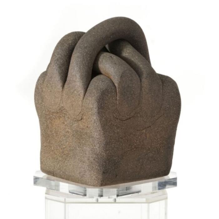 La sculpture de Chillida, datée 1984. Crédits: Succession Chillida, Piguet, Genève 2021.