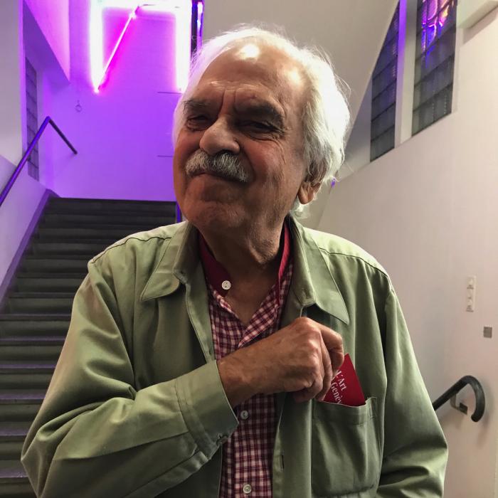 Rasheed Araeen au Mamco – photo Vanna Karamaounas©