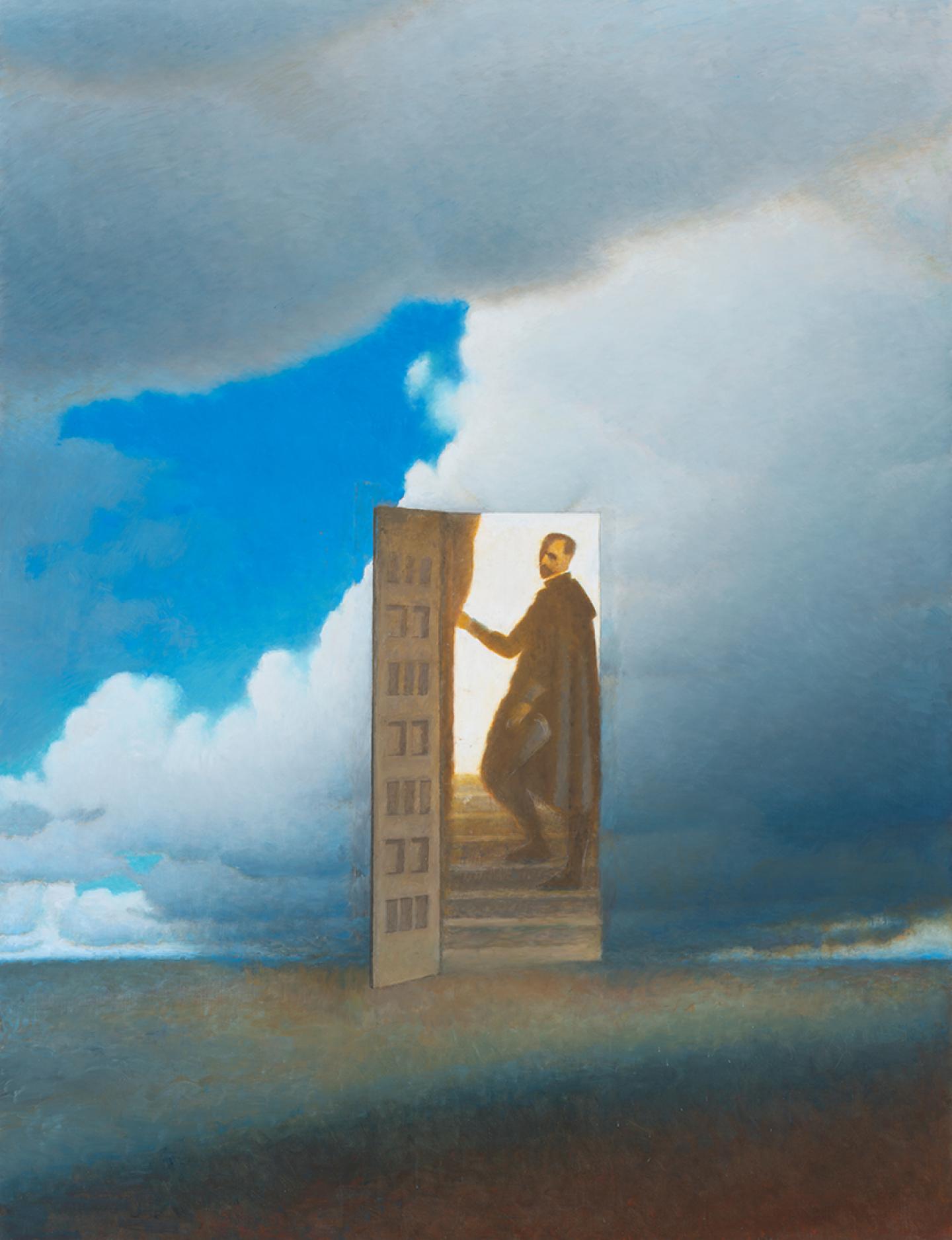 La Porte de Velazquez, 2019, oil on canvas, 200 x 150 cm