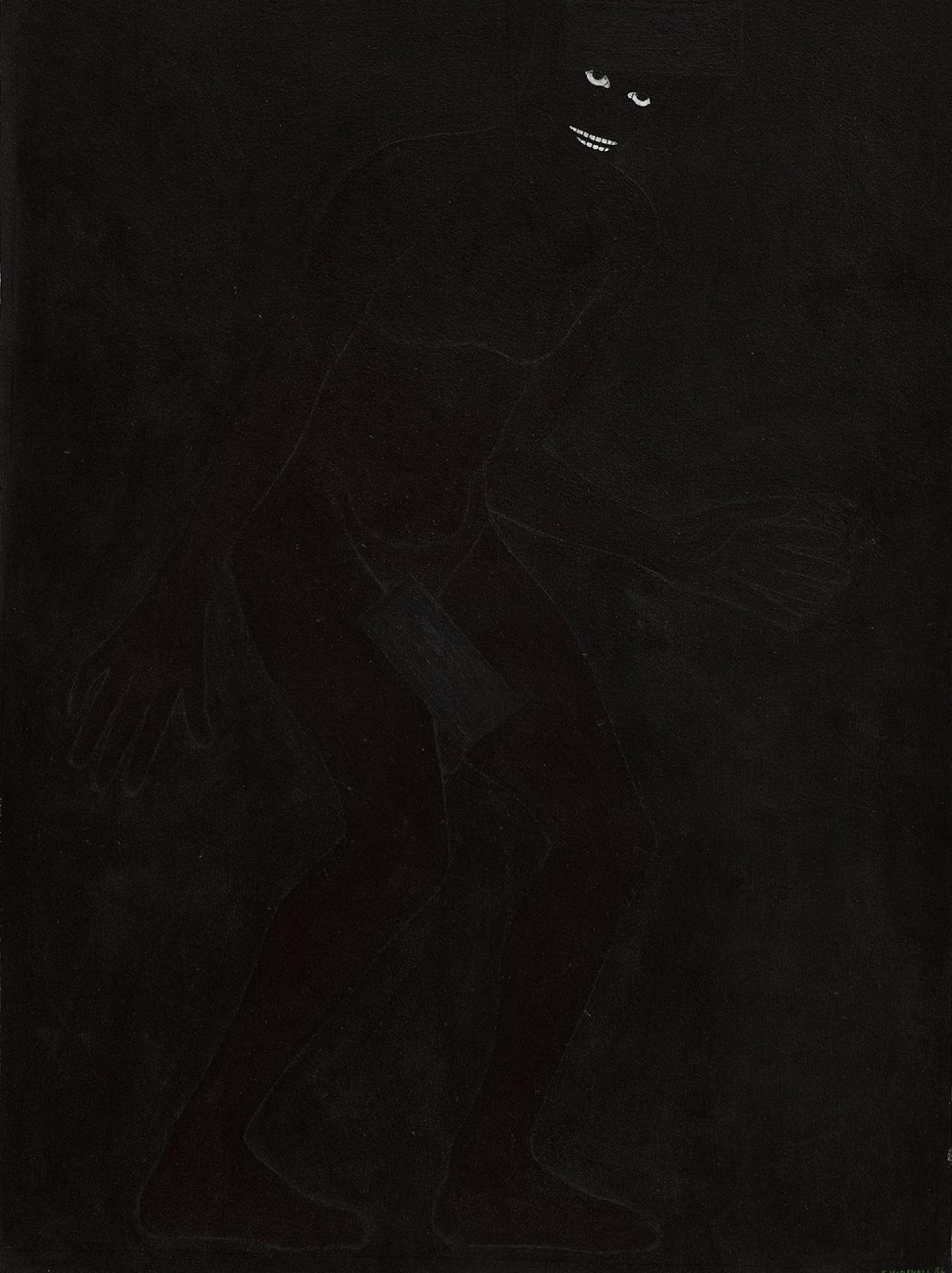 1 - Invisible Man, 1986, Acrylique sur toile et sur bois, ©MAM