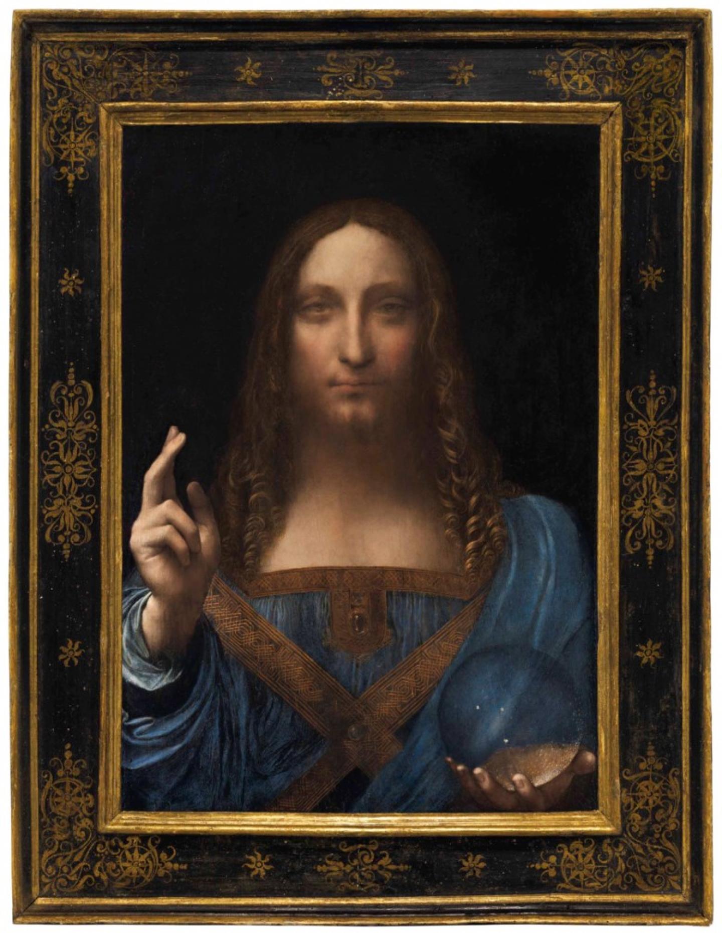    ©Christie's Leonardo da Vinci (1452-1519), Salvator Mundi, painted circa 1500. 25⅞ x 18 in (65.7 x 45.7 cm). Sold for $450,312,500 in the Post-War & Contemporary Art Evening Sale on 15 November 2017 at Christie’s in New York