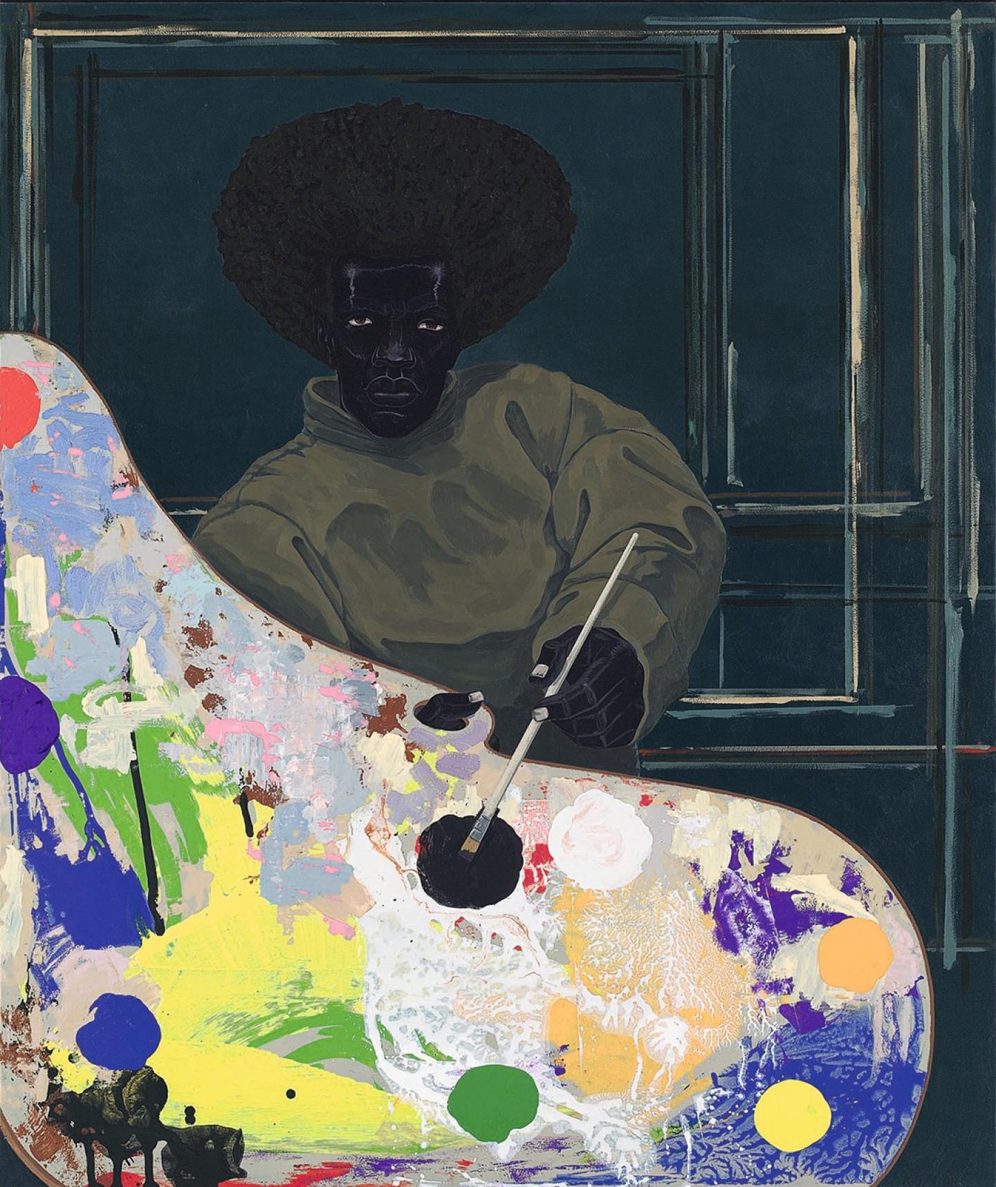 Untilted (Painter), 2008, Acrylique sur panneau de PVC