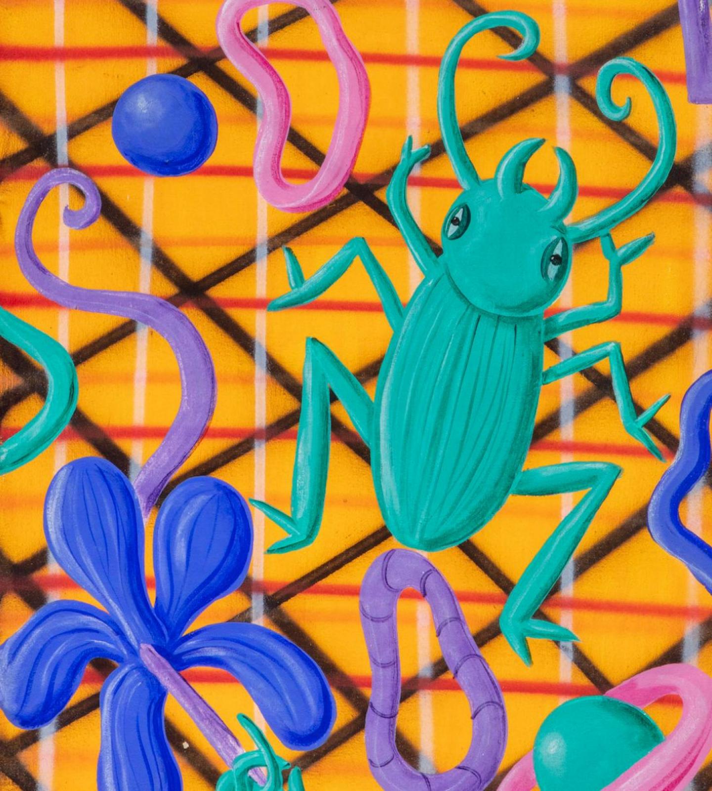 Kenny Scharf, Untitled, 1985 (detail)