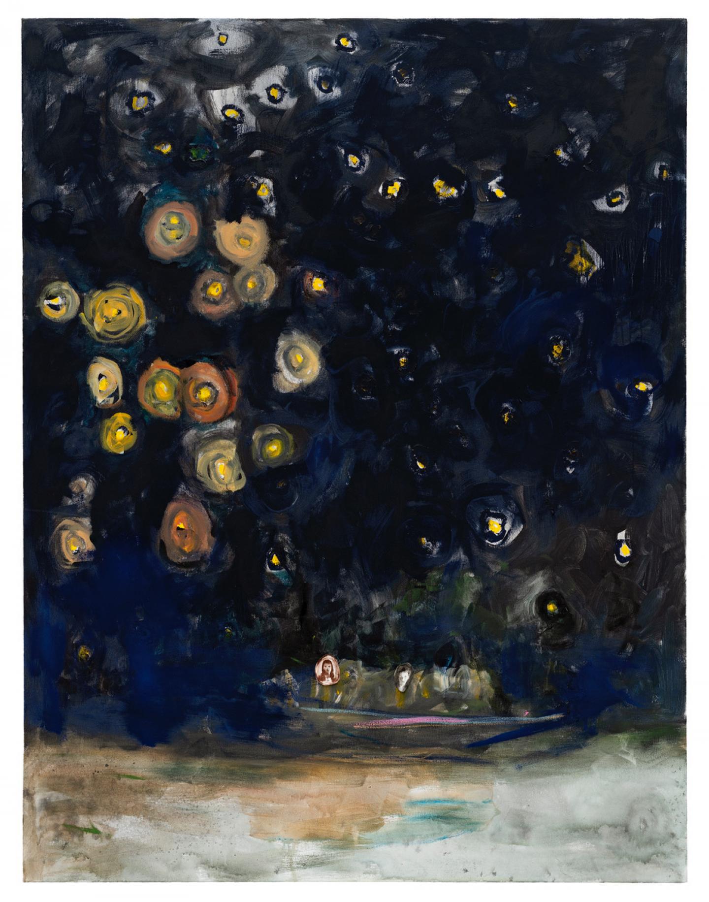 Bateau des poètesses Sylvia Plath Sarah Kane, 170x130 cm, 2020