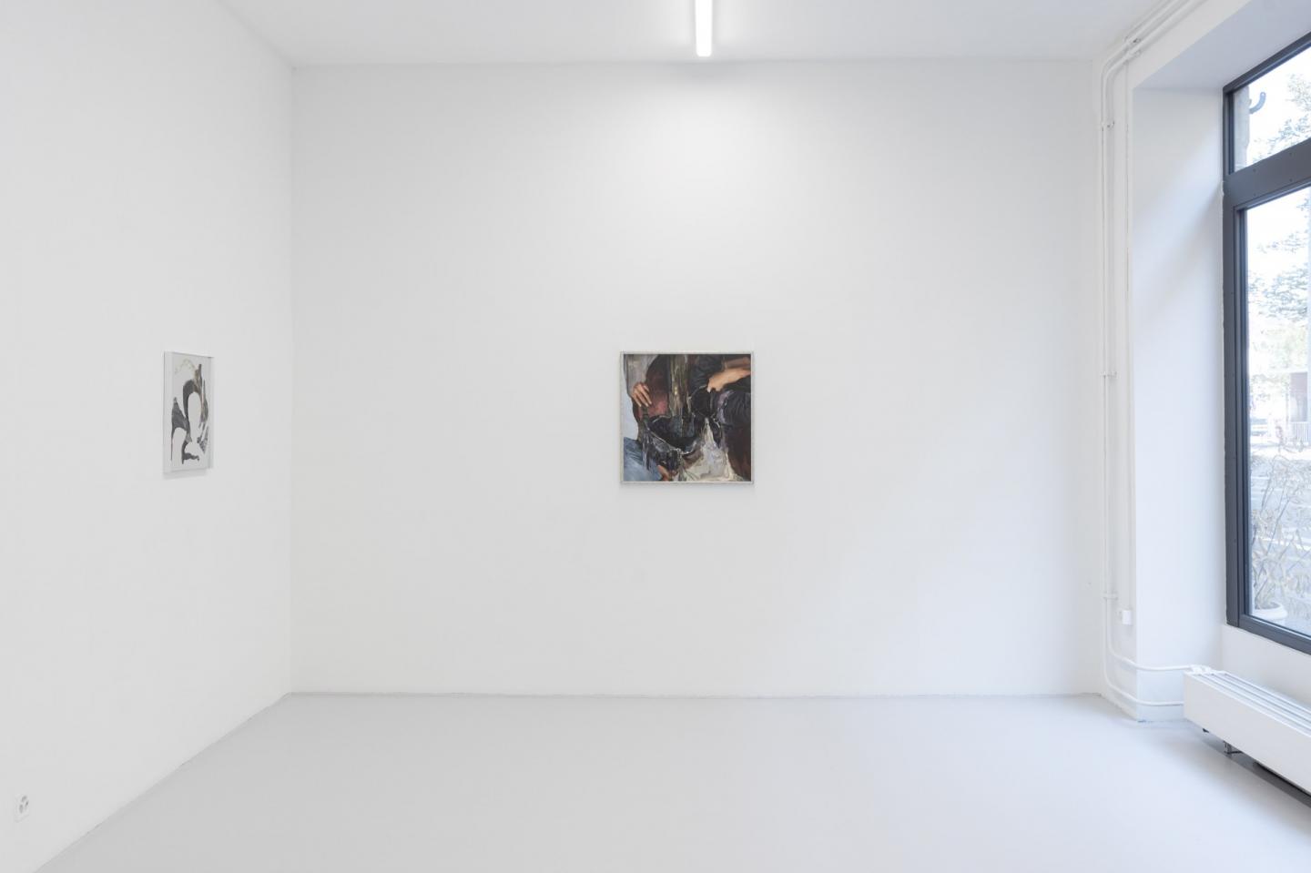 vue expo Alina Frieske chez Fabienne Levy Genève