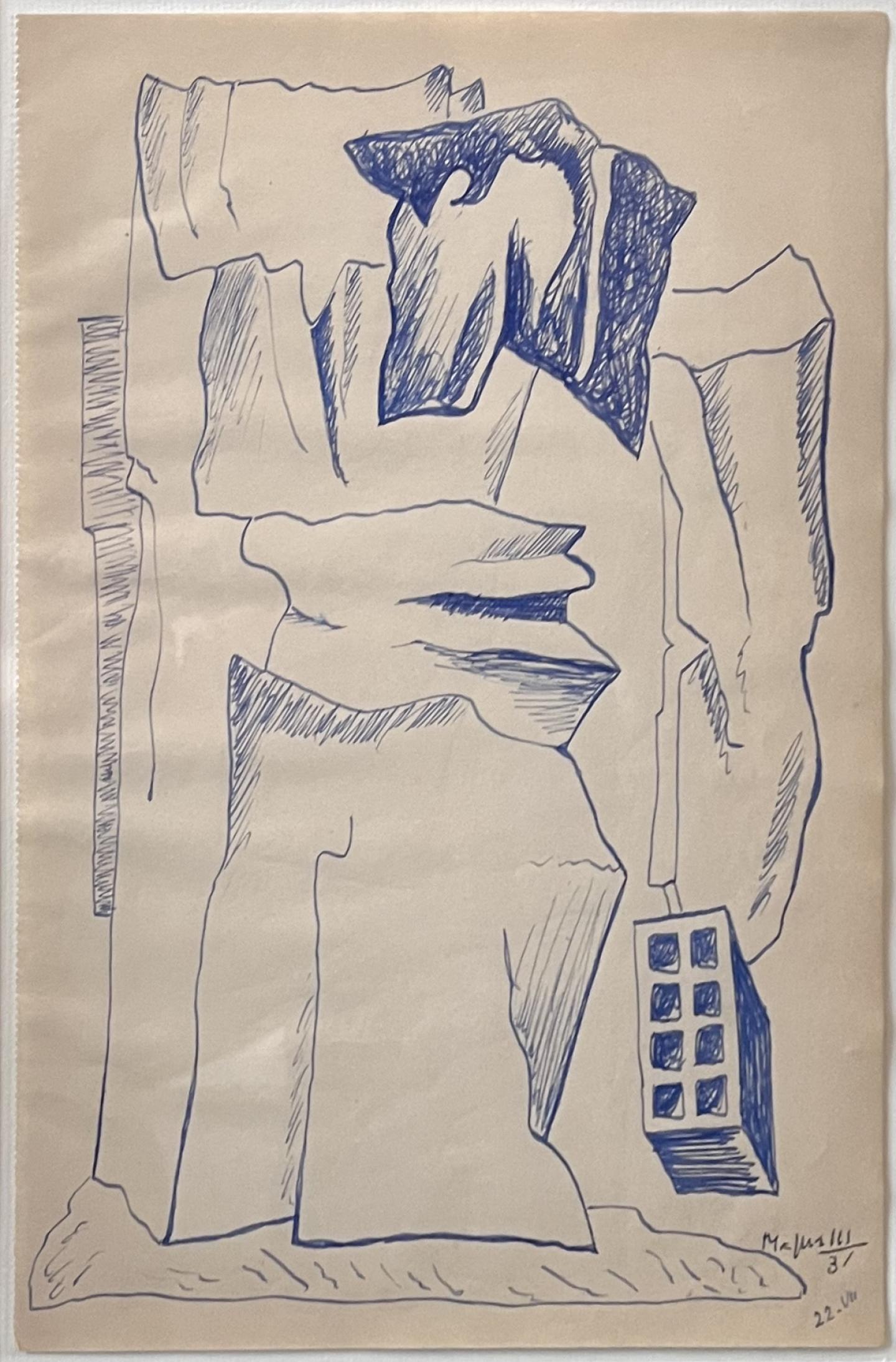 Alberto Magnelli — Pierres 22.VII, 1931