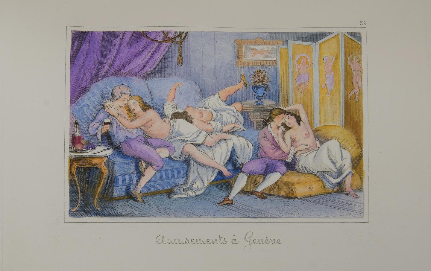 Adolf Gnauth, Amusements à Genève ©collection Bignami, Gênes