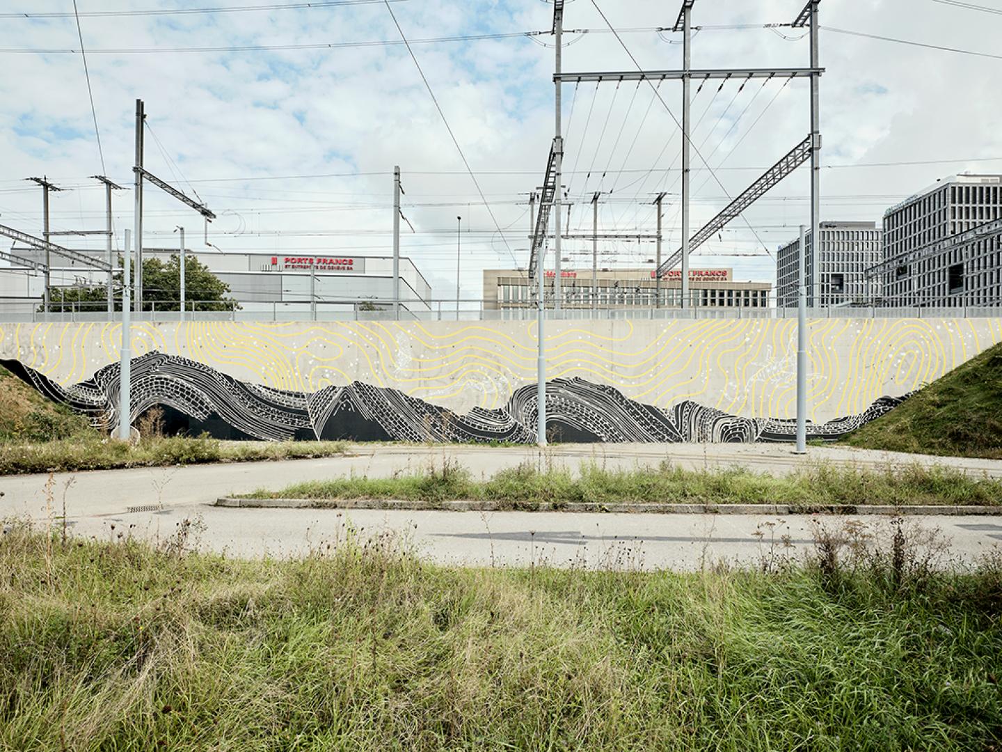 Ligne de Terre, Benoît Billotte, Pont-Rouge, Terminus du tram 17, ©Nicolas Delaroche