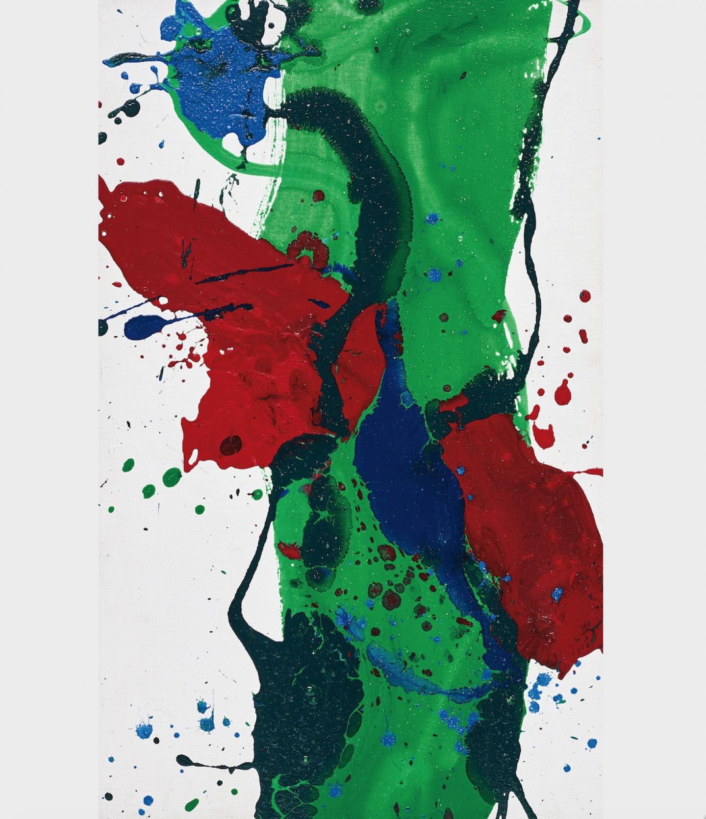 Sam Francis, Untitled, 1986, Acrylique sur toile, 66 x 40.6 cm