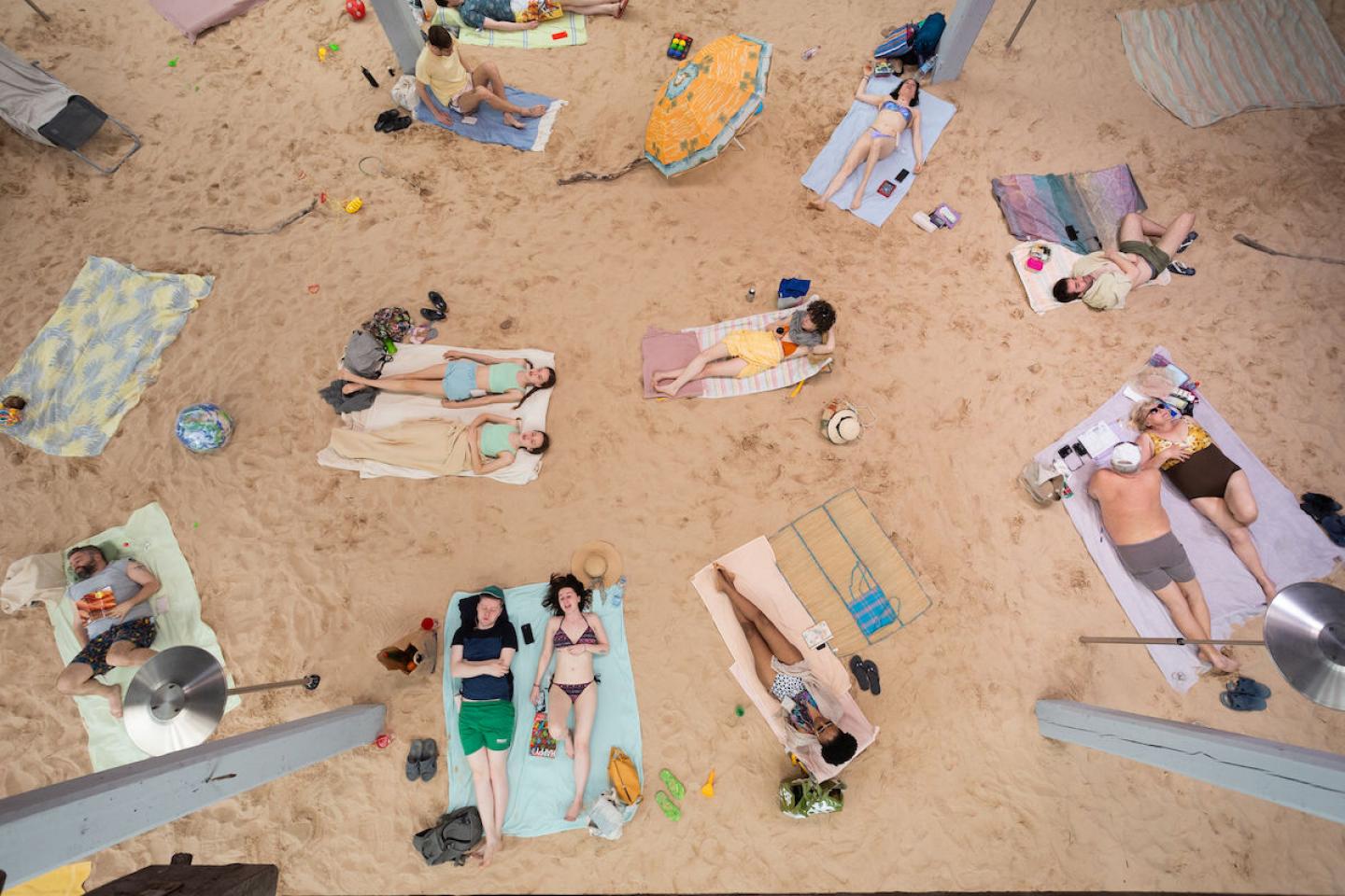 Rugile Barzdziukaite, Vaiva Grainyte, and Lina Lapelyte, Sun & Sea (Marina), 2019, opera-performance, Biennale Arte 2019, Venice. Photo © Andrej Vasilenko.