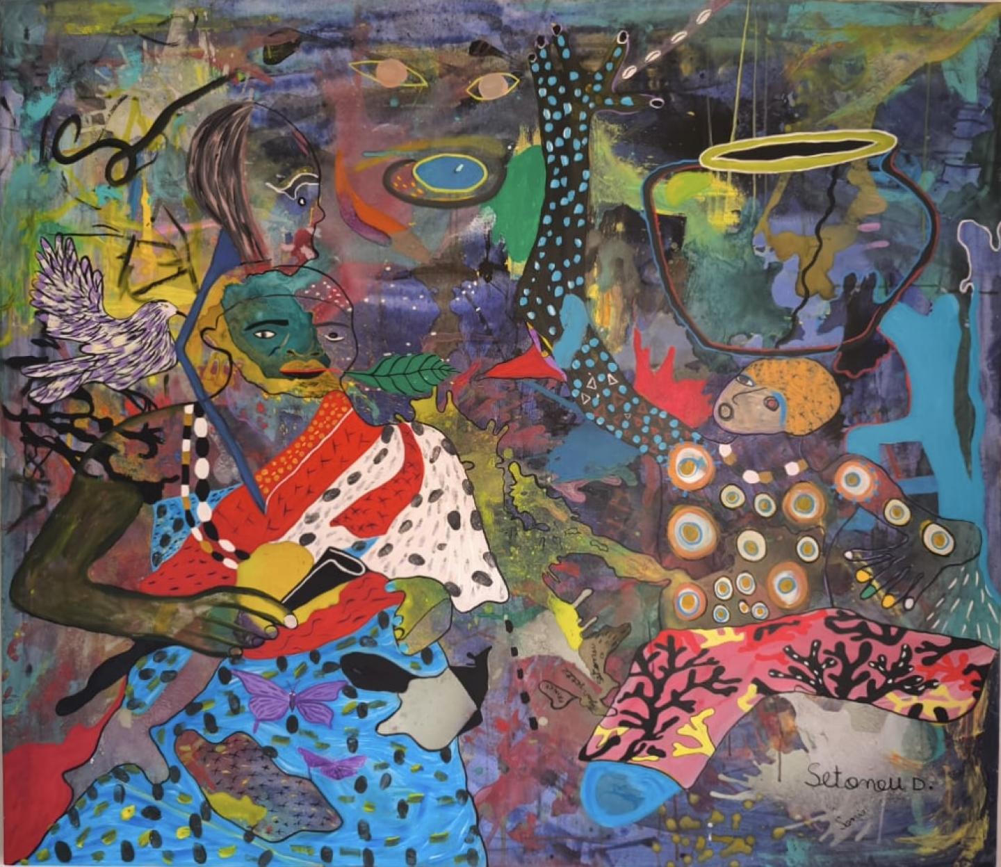 Le médiateur - 2025 - 130 x 150 cm