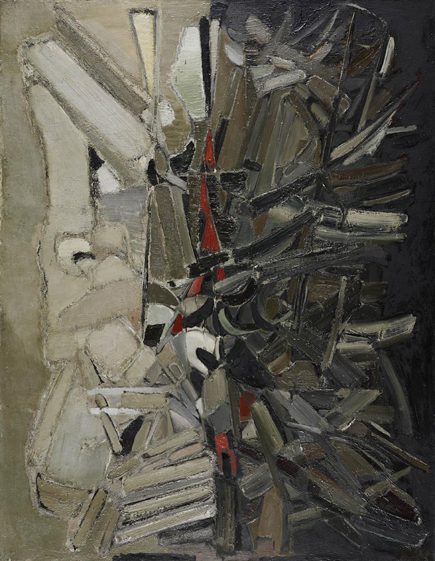 Nicolas de STAËL, Image à froid, 1947, huile sur toile, 146.1 x 114 cm, FGA-BA-STAEL-0002 © Fondation Gandur pour l’Art, Genève. Photographe : Sandra Pointet