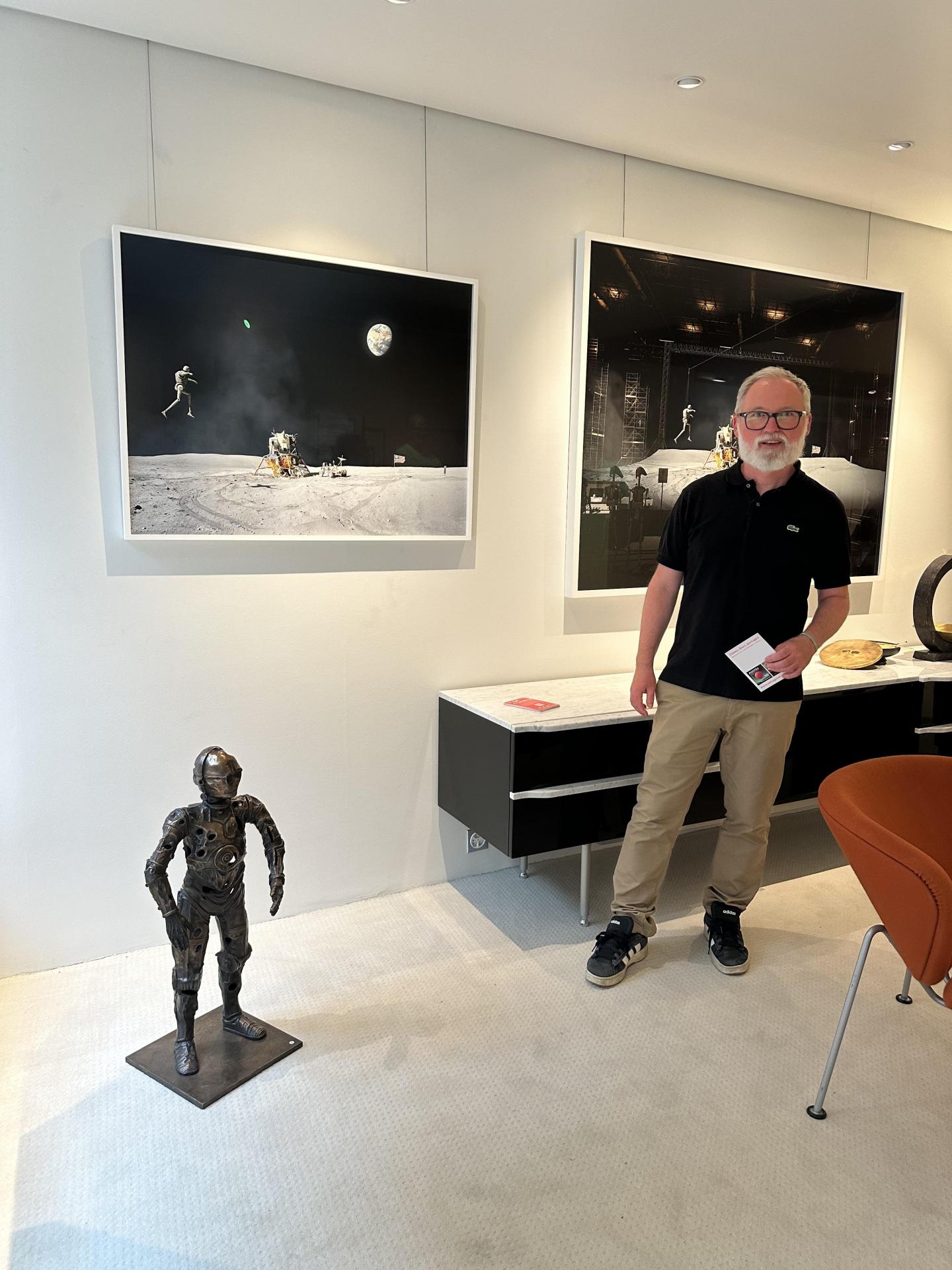 Cedric Delsaux à la galerie Gutknecht ©AAG