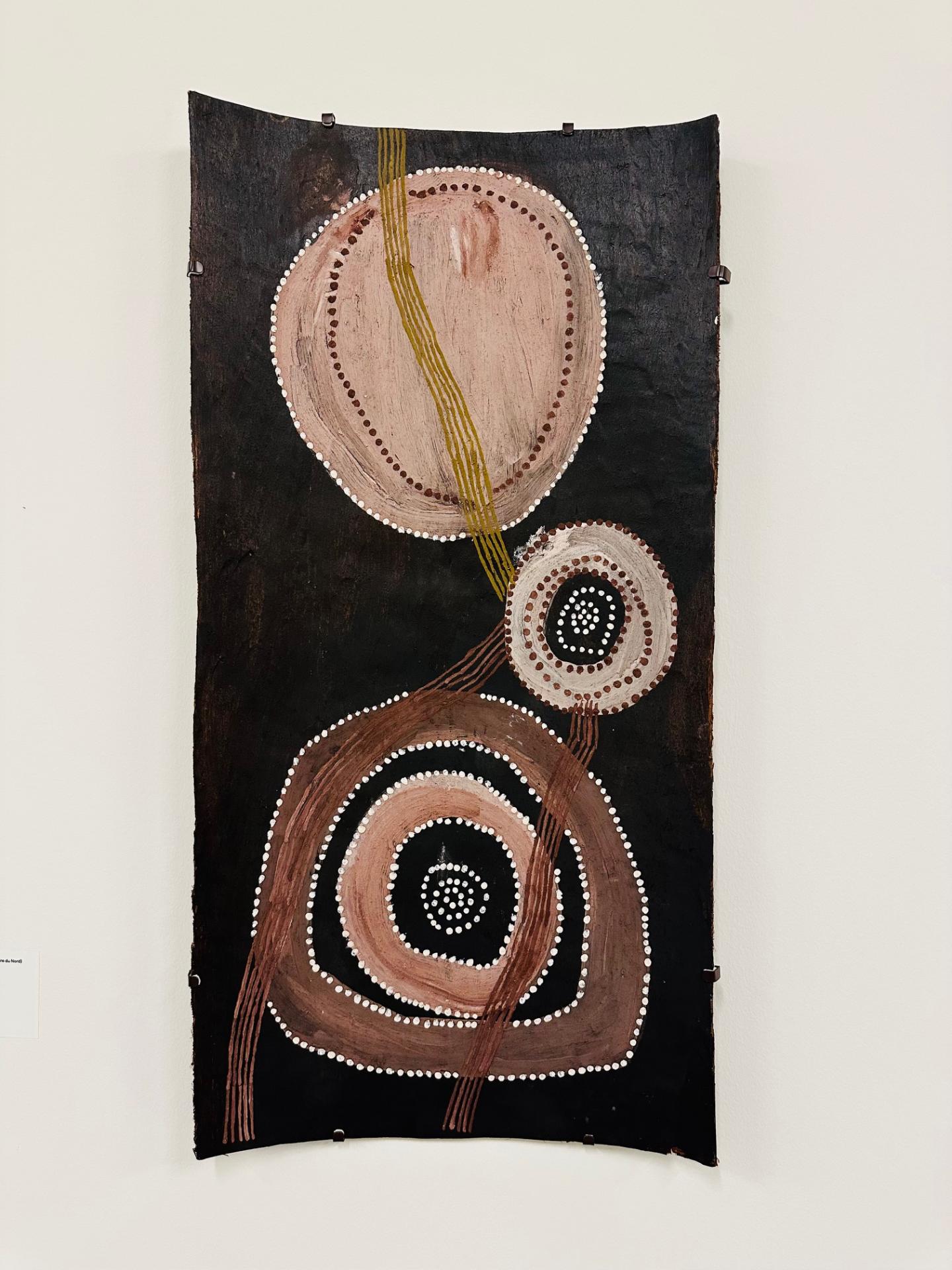 Noŋgirrŋa Marawili (1939-2023), pigments naturels sur écorce