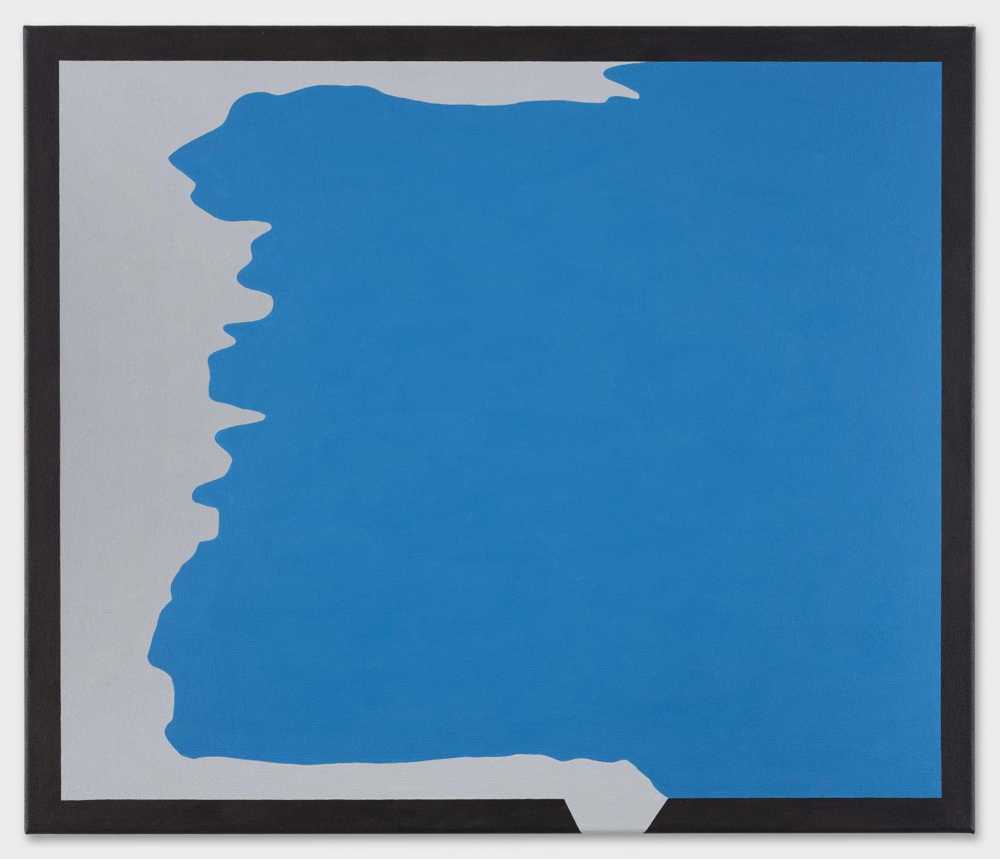 Jean-Luc Manz, Une promenade de ce côté no 11, 2020, acrylic on canvas, 68 x 80 cm