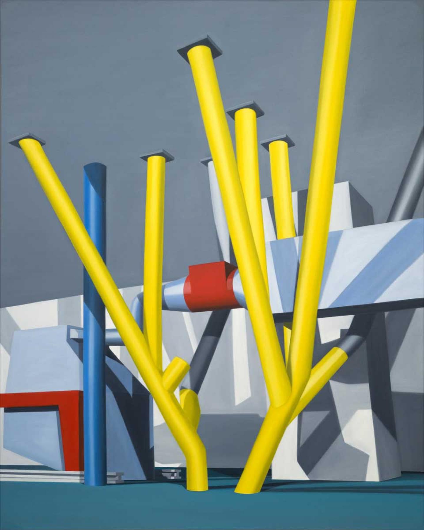 Sébastien Mettraux (1984) Untitled (Ex-Machina) 2016 Oil on canvas 200 x 160 cm 78.7 x 63 in SM 0007