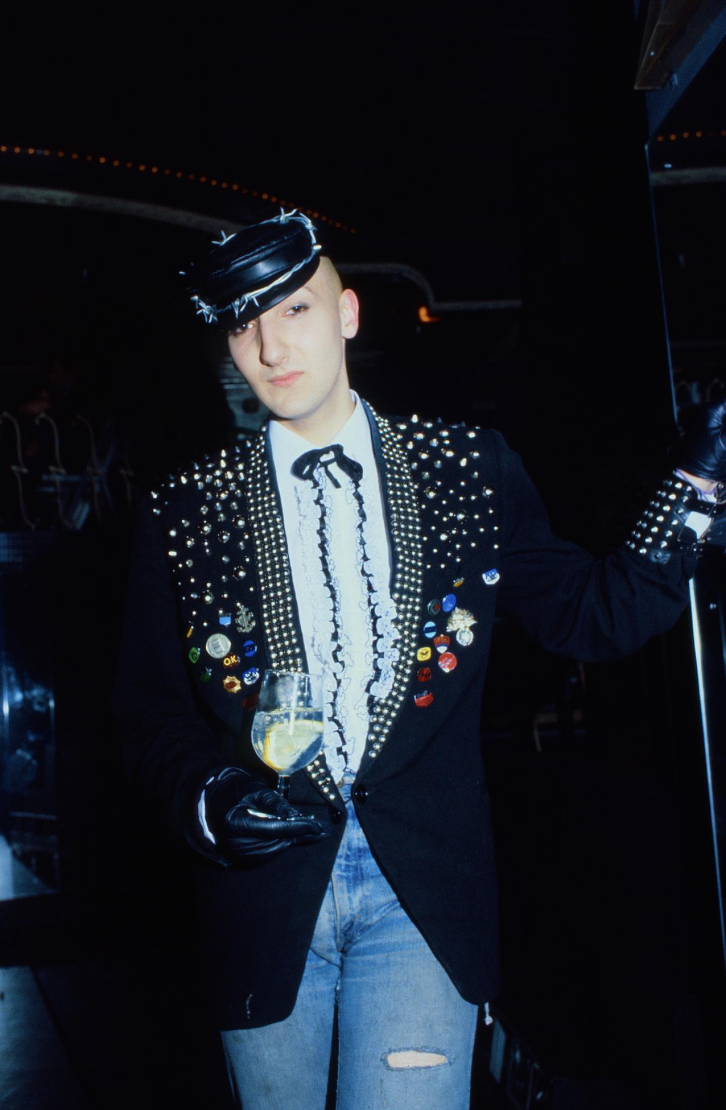 Stephen Jones au Blitz, 1979 © Peter Ashworth