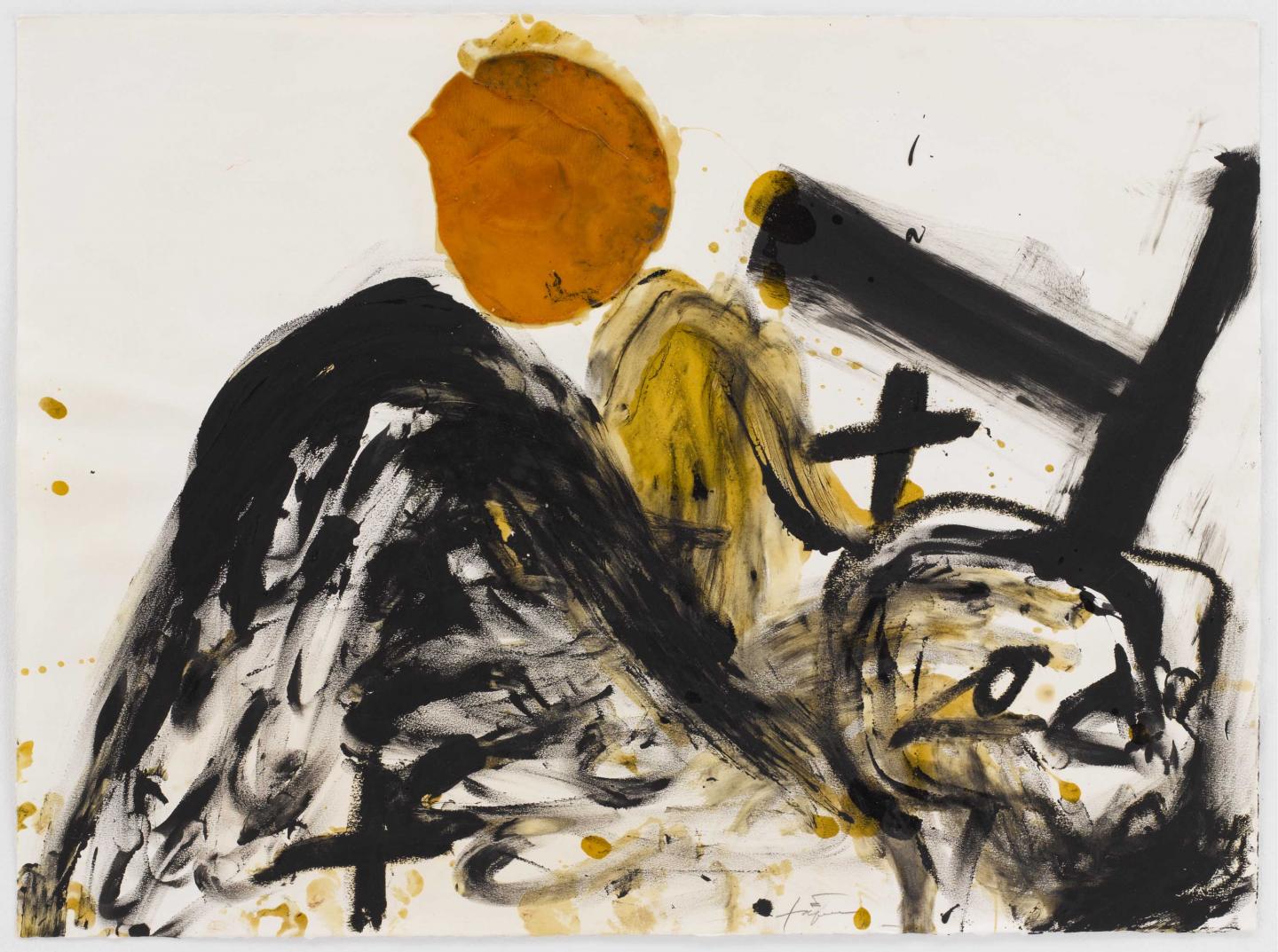 Antoni Tàpies, Rodona de vernis, 1997, © Fundació Antoni Tàpies / 2019, ProLitteris, Zurich