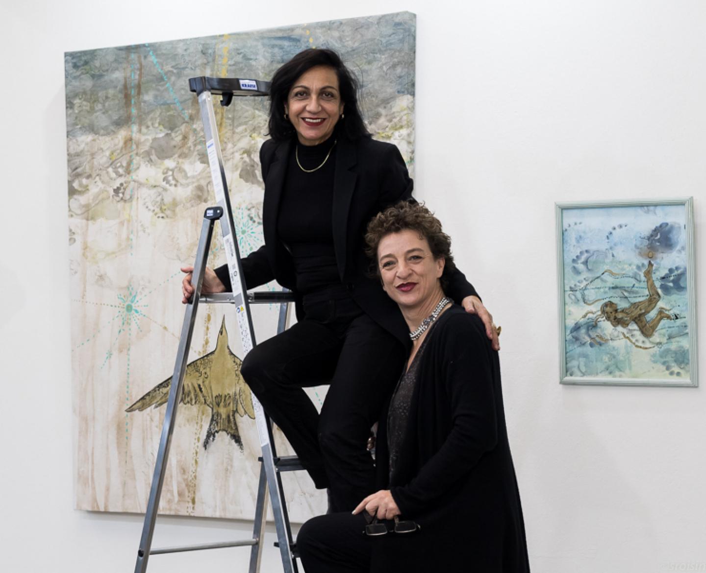 Silvana Moï Virchaux et Pascale Monnin à l'Espace Galerie TCarmine T- Copyright S. Roisin