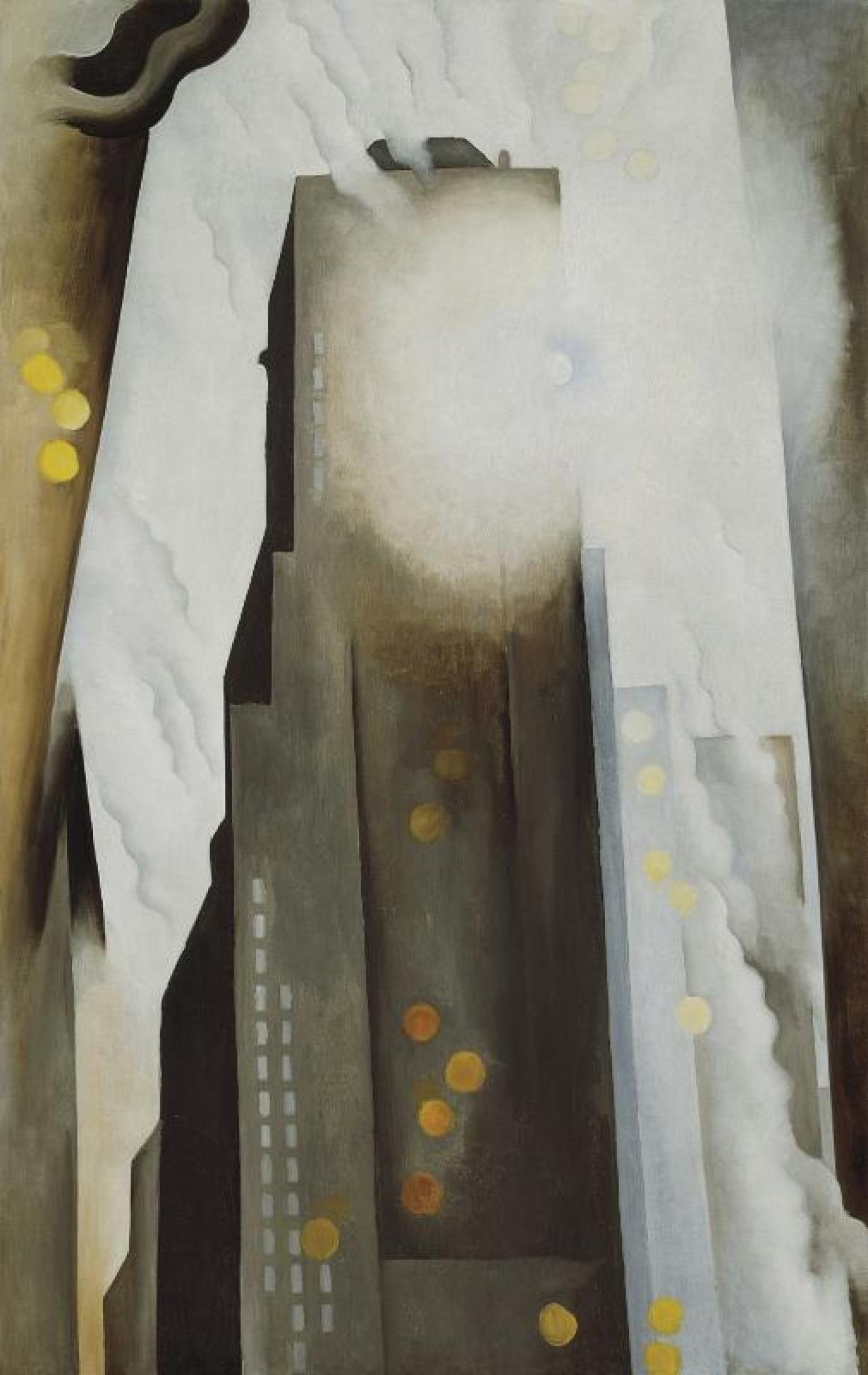 Georgia O'Keeffe, The Shelton with Sunspots, N.Y. 1926, @ Centre Pompidou