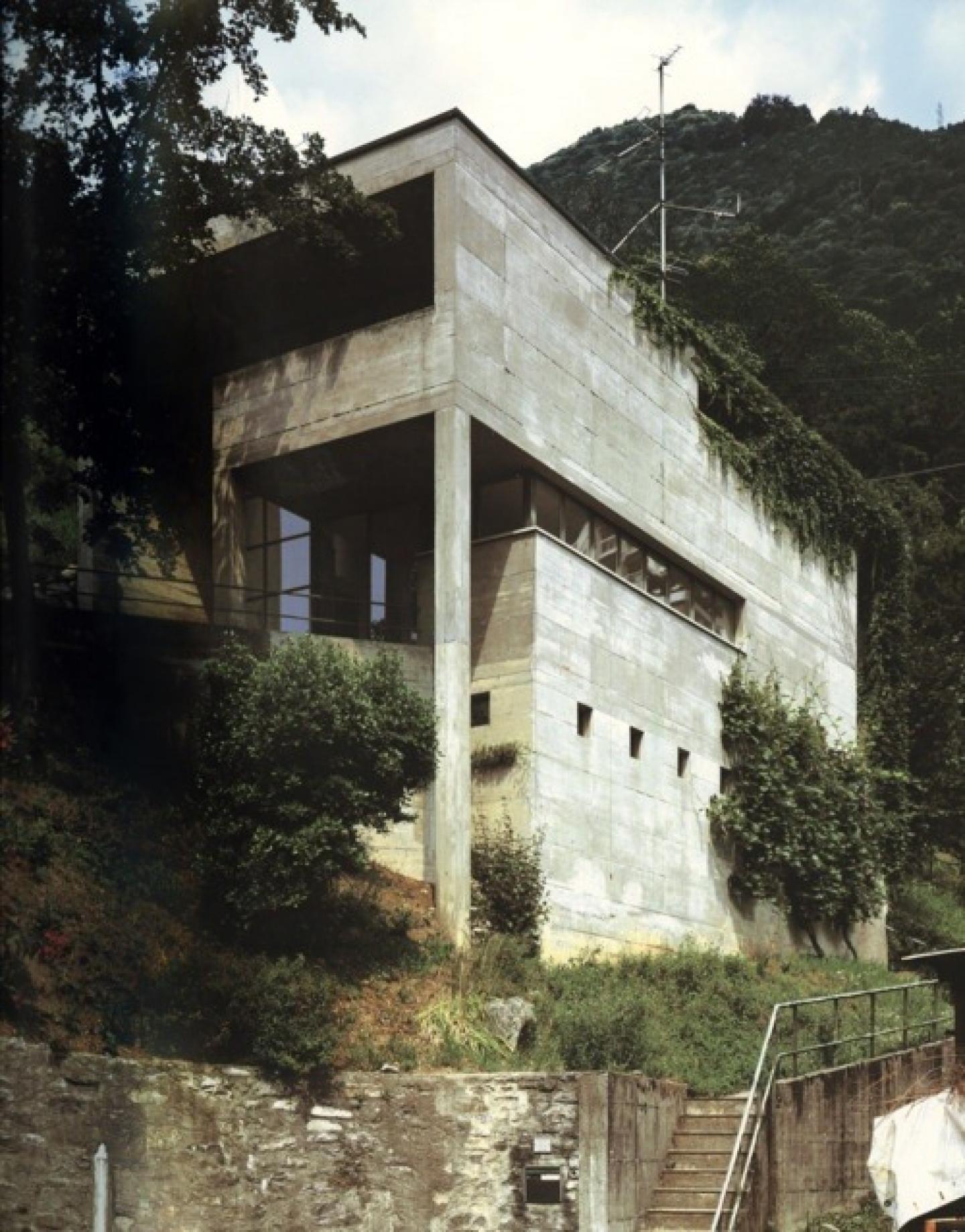  Casa Kalmann, Luigi Snozzi, Brione sopra Minusio, 1976