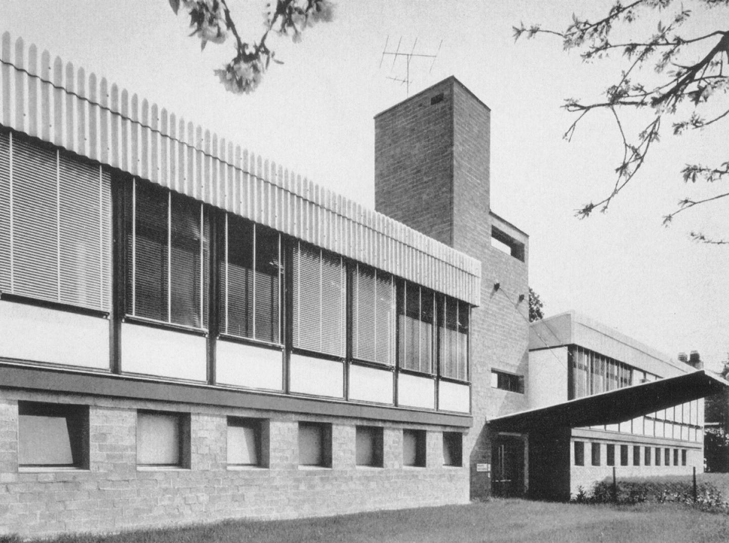 Pavilion of the Neuropsychiatric County Hospital (1967) in Mendrisio, Switzerland, by Luigi Snozzi & Livio Vacchini